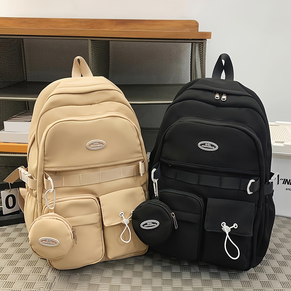 Mini Backpack Purse - Simple Large Capacity Sports Travel Backpack