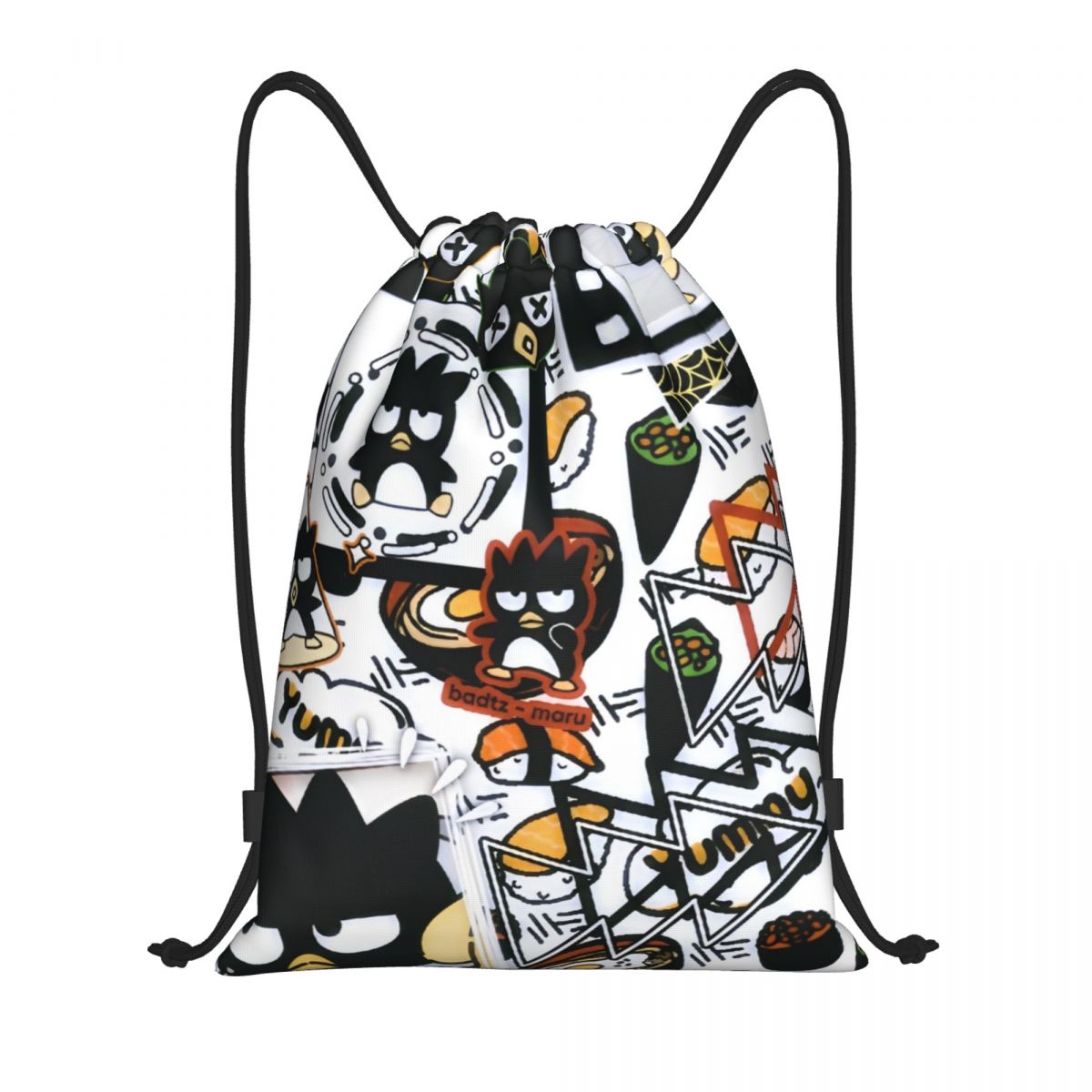 Cute Cartoon Penguin Bad Badtz - Drawstring Gym Bag recension och pris