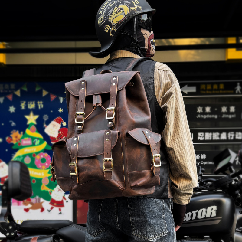New Arrivals Leather Backpack  - Leather Backpack Vintage recension och pris