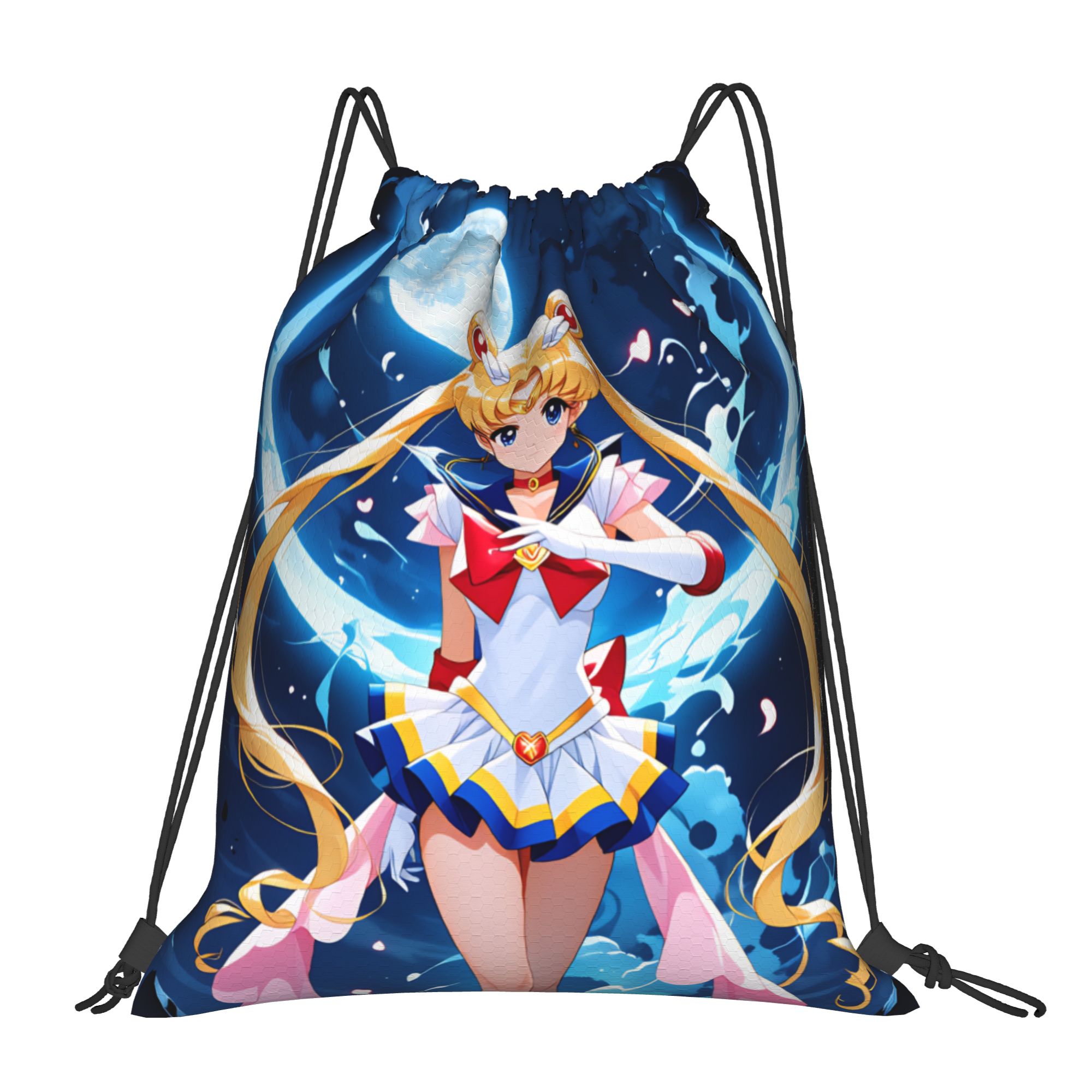 Custom S-Sailors Moons Drawstr - Drawstring Gym Bag recension och pris
