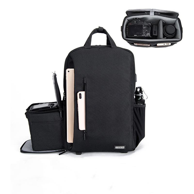 large Camera Backpack DSLR/SLR - Laptop Backpack 15.6 recension och pris