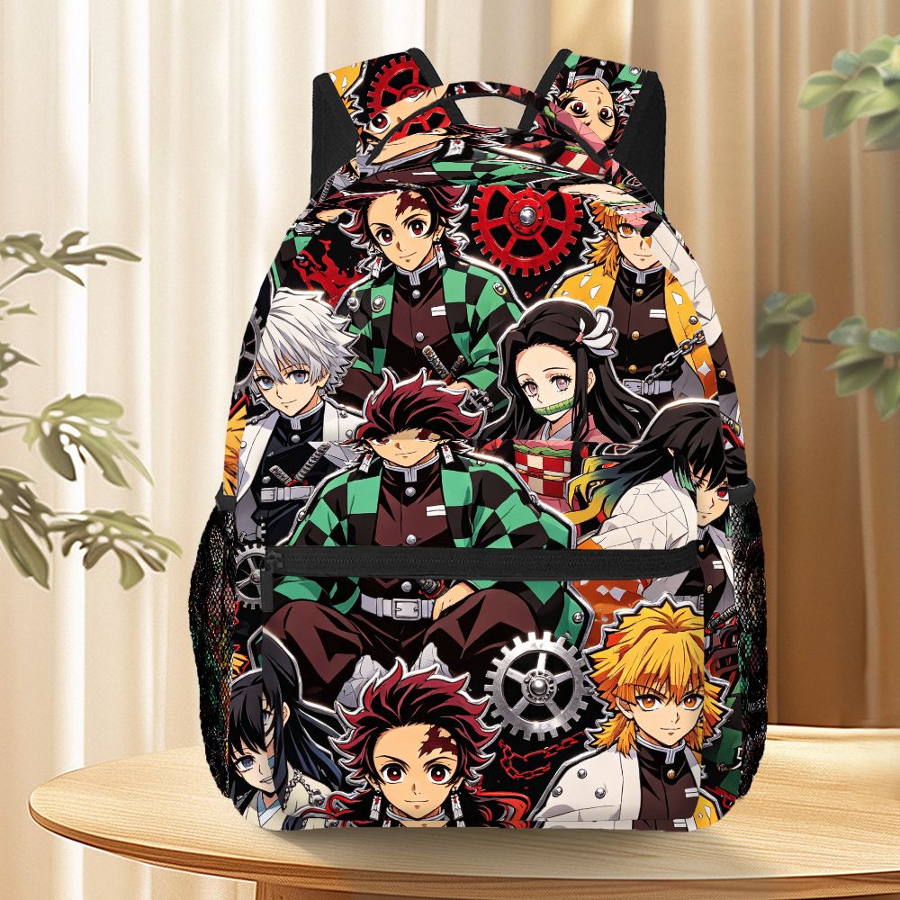 Demon Slayer Anime Backpack Ta - School Backpack Teen recension och pris