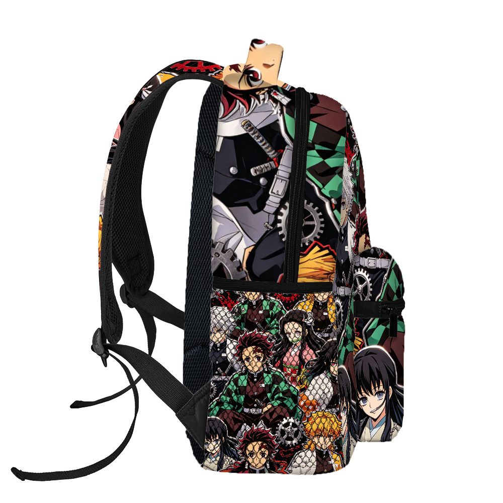 Demon Slayer Anime Backpack Ta - School Backpack Teen recension och pris