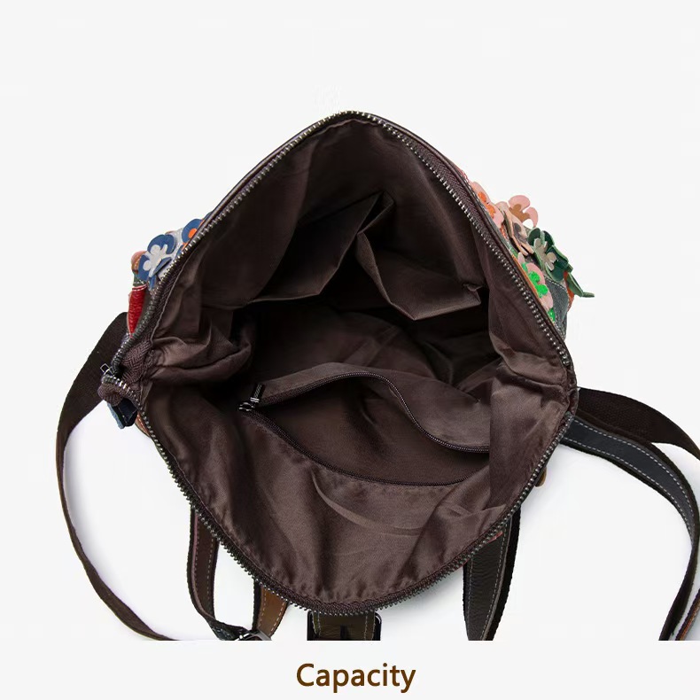 Vintage Women Genuine Leather  - Fashion Backpack Women recension och pris
