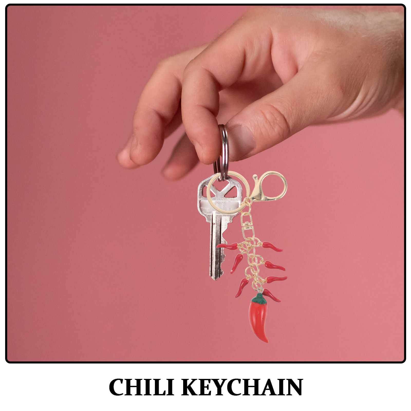 2Pcs Kawaii Chili Pepper Keych - Mini Backpack Purse recension och pris