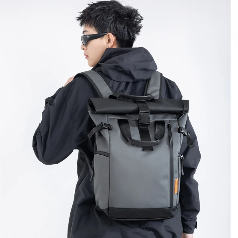 Unisex Fashionable Minimalist  - Canvas Backpack Casual recension och pris