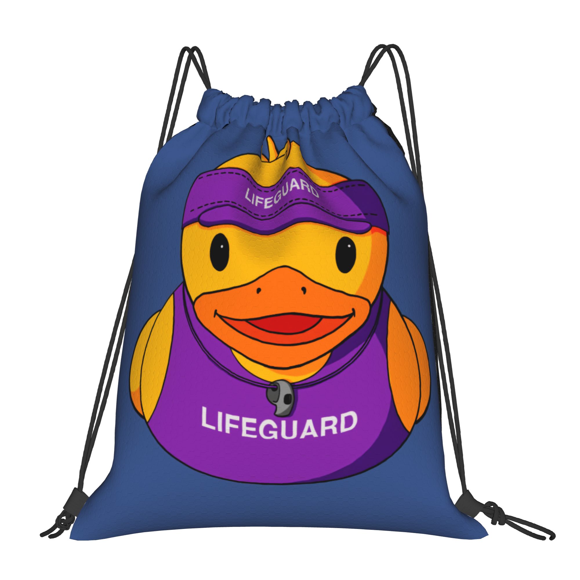 Custom Lifeguard Rubber Duck D - Drawstring Gym Bag recension och pris