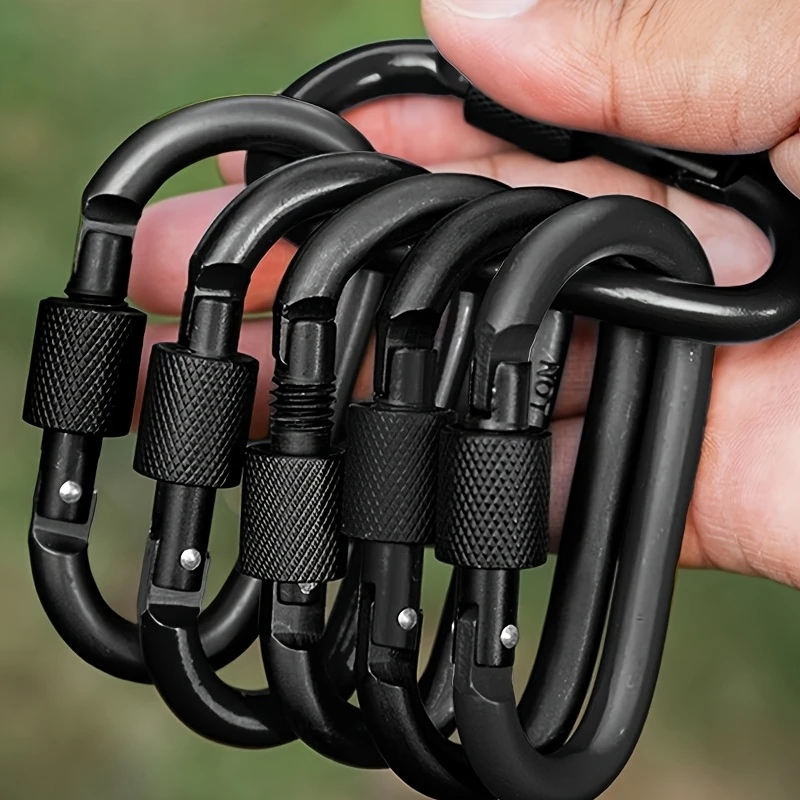 4Pcs Aluminum Alloy D-Ring Car - Backpack Insert Organizer recension och pris